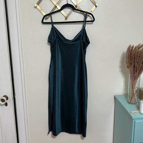 Dark teal cocktail dress - Picture 2 of 4